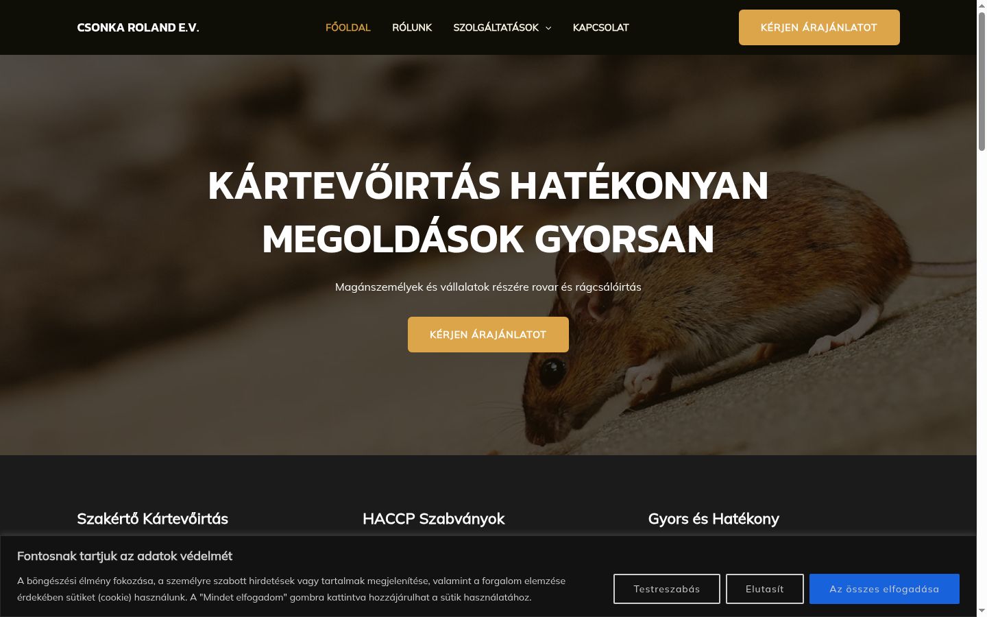 Screenshot tal-banner tal-kunsens muri qabel kwalunkwe interazzjoni
