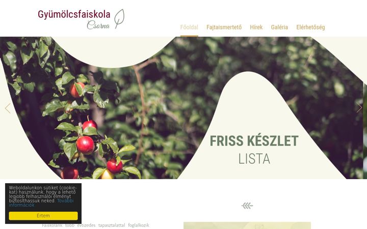 Screenshot of csornaifaiskola.hu