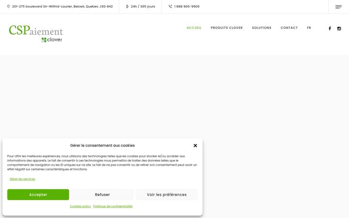 Screenshot of cspaiement.com