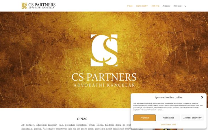 Screenshot του cspartners.cz