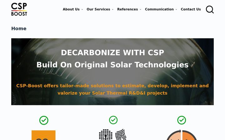 Screenshot of cspboost.fr
