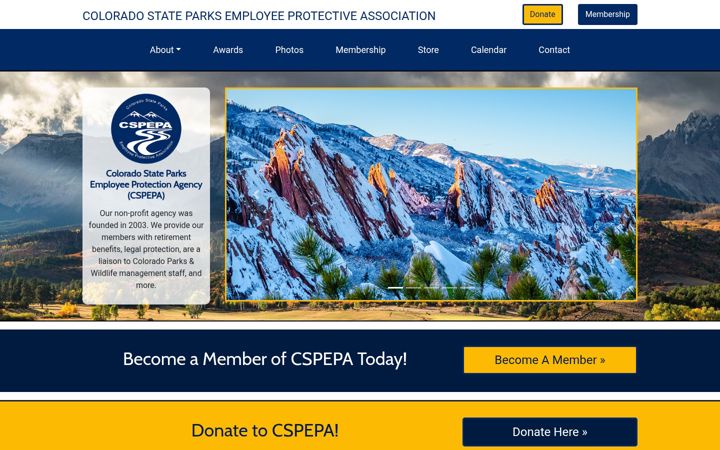 Screenshot of cspepa.org