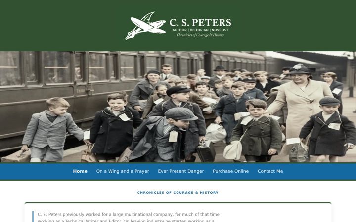 Екранна снимка на cspeters.co.uk