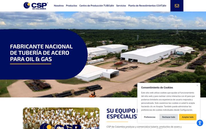 Screenshot of cspgroup.com
