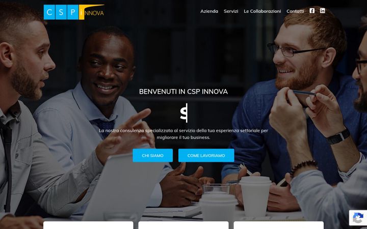 Screenshot of cspinnova.com