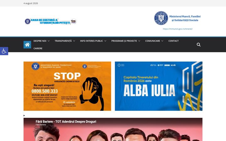 Screenshot of cspitesti.ro