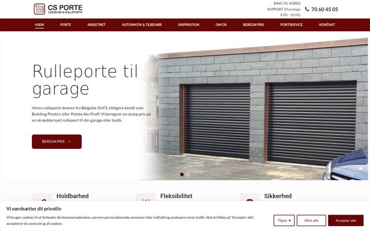 Screenshot of csporte.dk