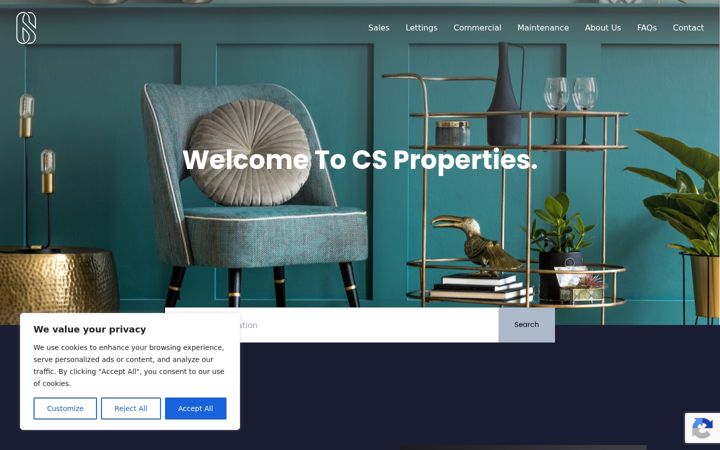 Екранна снимка на csproperties-cardiff.co.uk