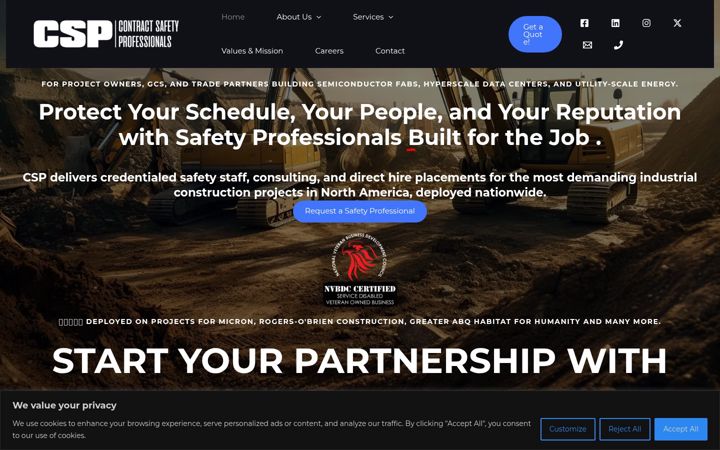 Screenshot του cspsafety.co