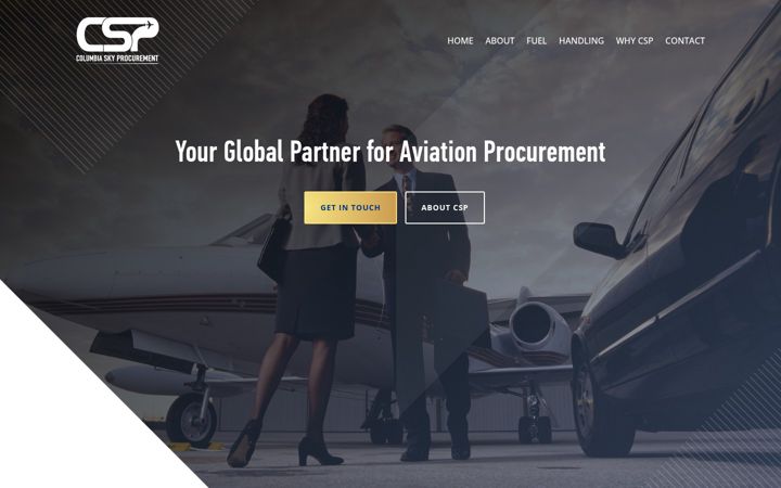 Screenshot of cspskyprocurement.com