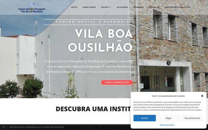 Screenshot of cspvilaboa.pt