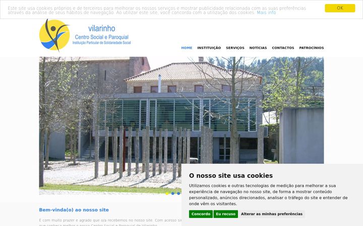 Screenshot of cspvilarinho.pt