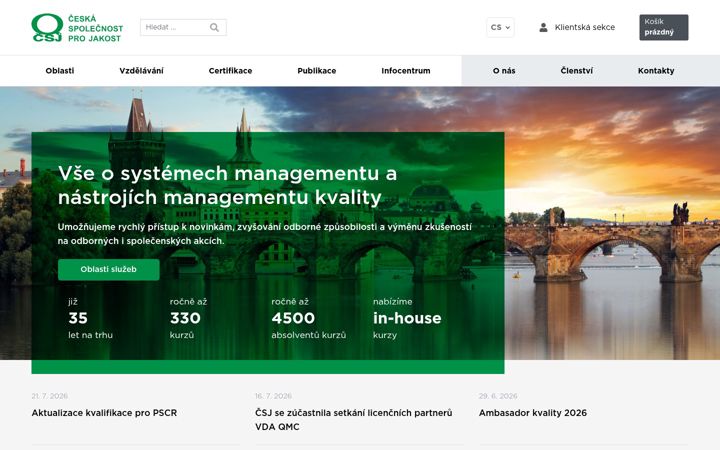 Screenshot του csq.cz