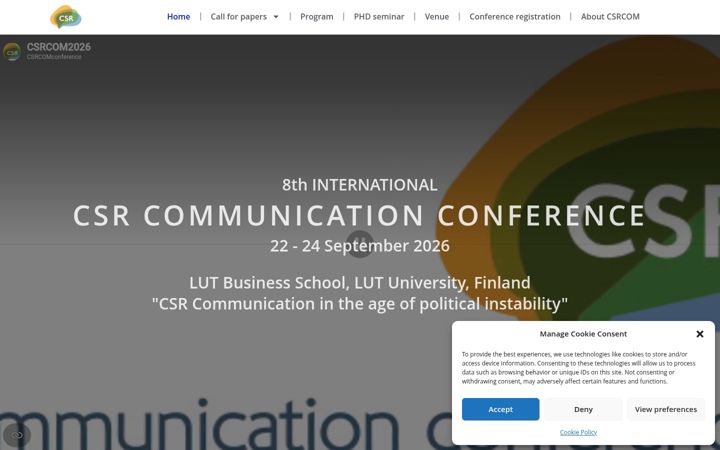 Screenshot of csr-com.org