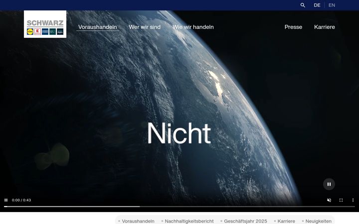 Screenshot of csr.schwarz