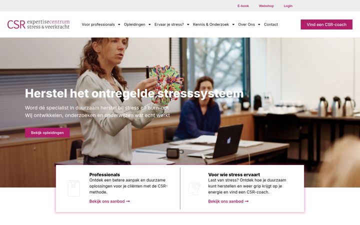 Screenshot di csrcentrum.nl