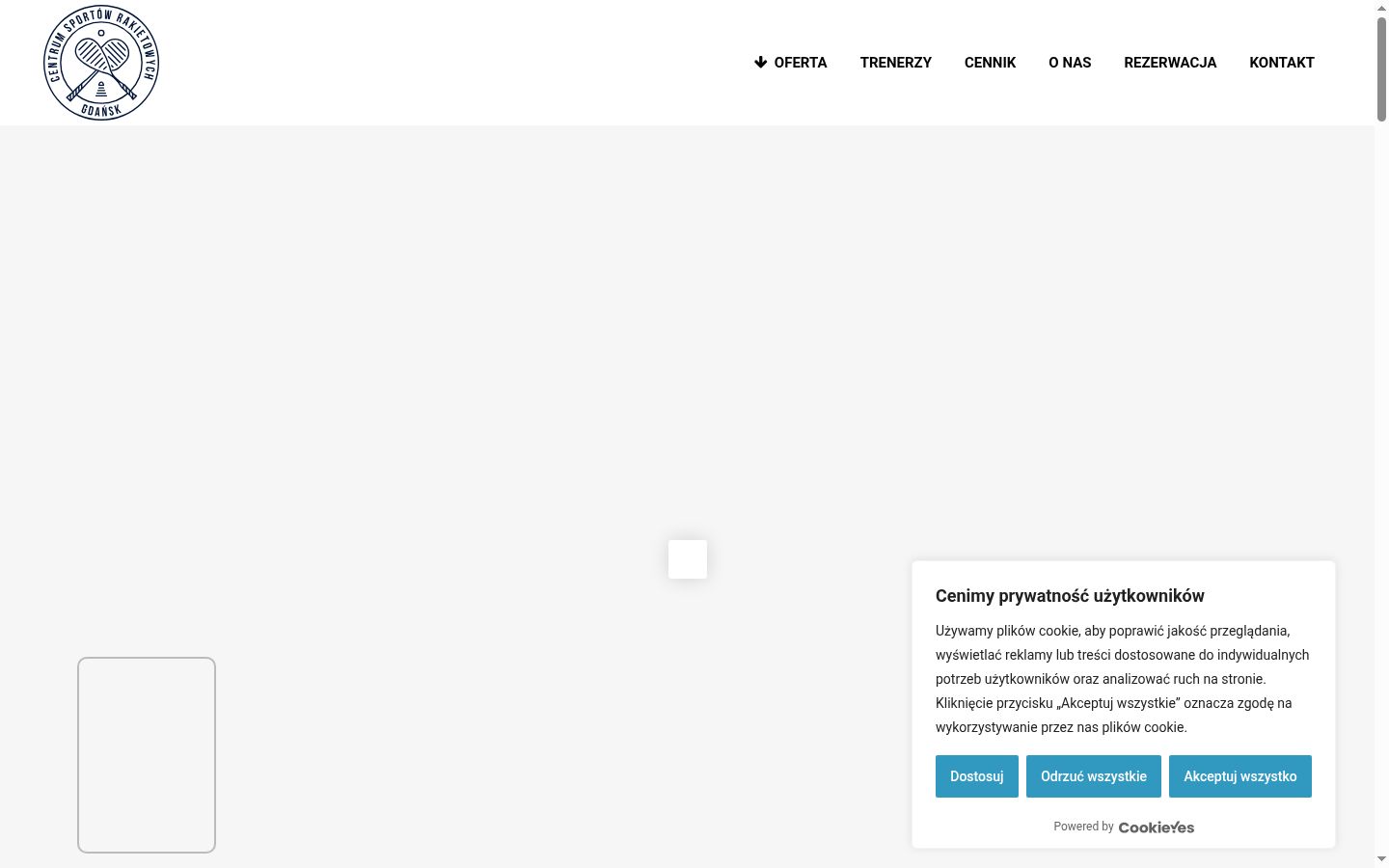 Screenshot tal-banner tal-kunsens muri qabel kwalunkwe interazzjoni