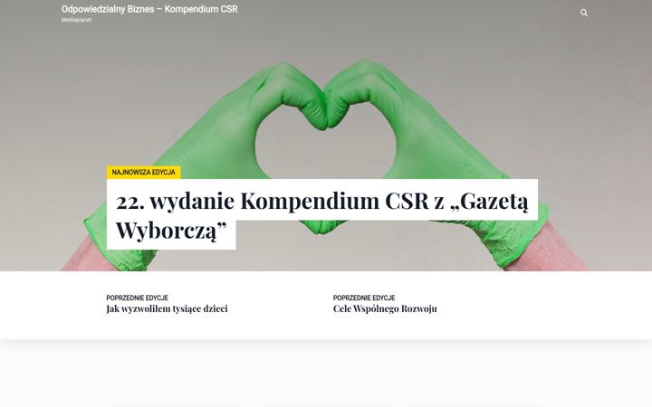 Screenshot of csrkompendium.pl