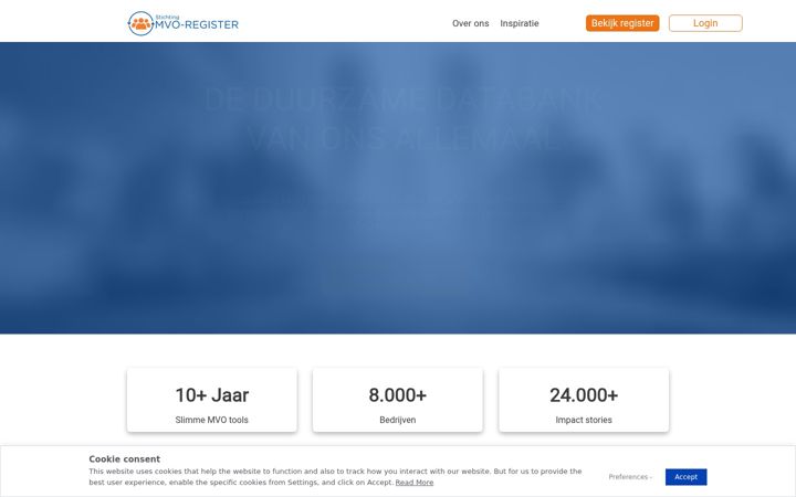 Képernyőkép: csrregister.org