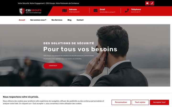 Screenshot of css-groups.fr