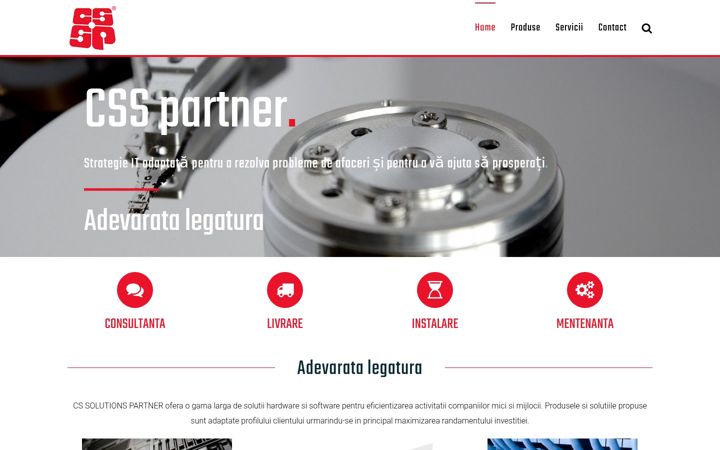 Screenshot of css-partner.ro