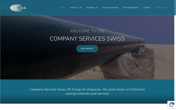 Screenshot of css-sa.ch
