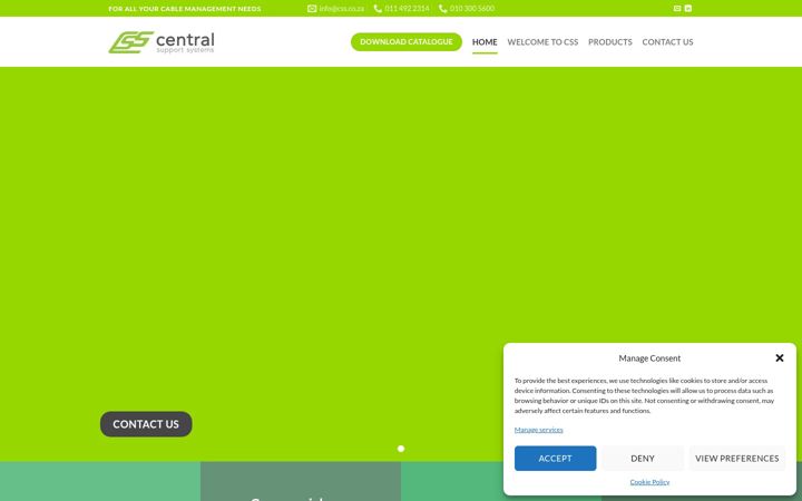 Snímek obrazovky css.co.za