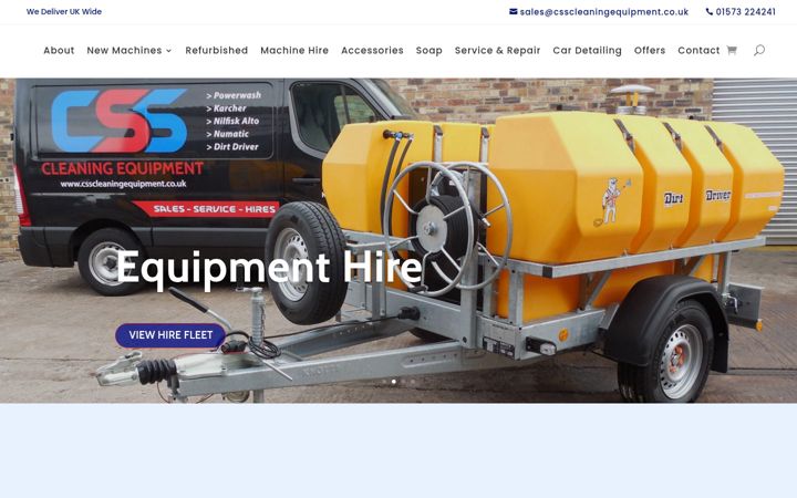 Screenshot of csscleaningequipment.co.uk
