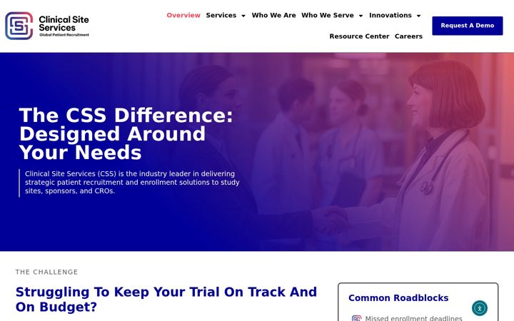 Screenshot of cssenroll.com