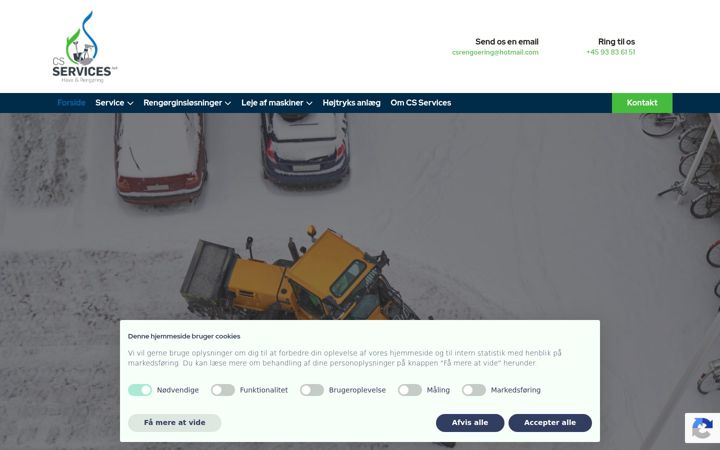 Screenshot of csservices.dk