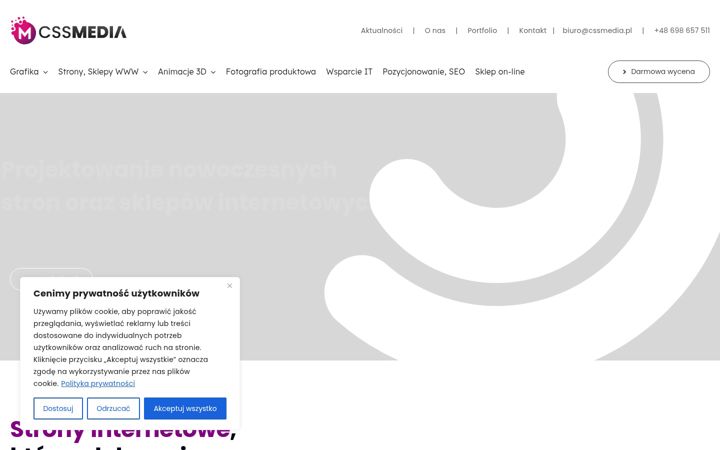 Screenshot of cssmedia.pl