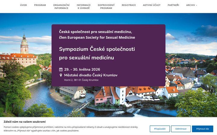 Skärmbild av cssmsympozium.cz