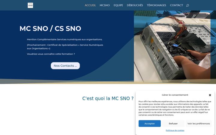 Screenshot of cssno.fr