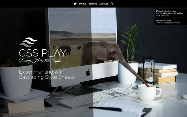 Screenshot of cssplay.co.uk