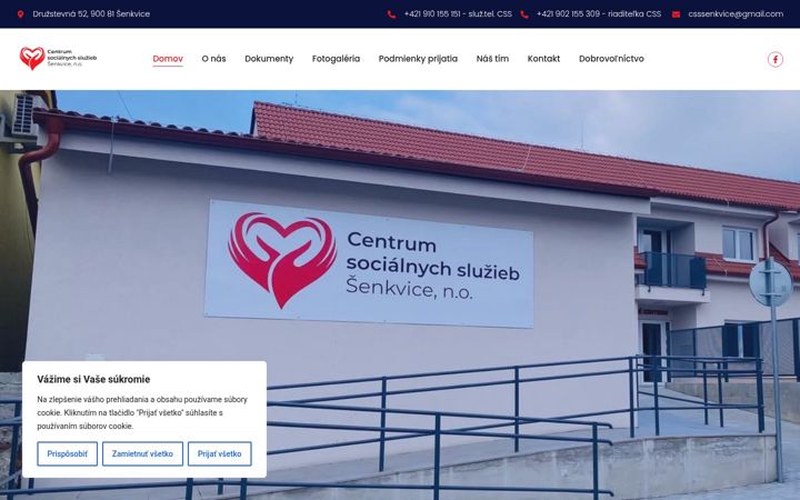 Screenshot of csssenkvice.sk