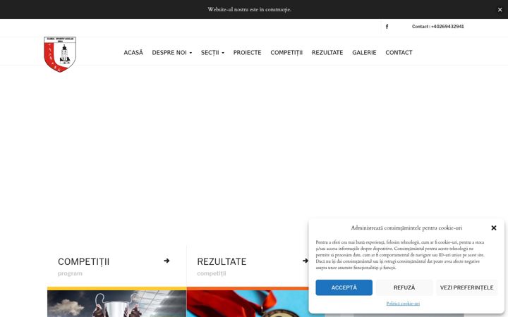 Screenshot of csssibiu.ro