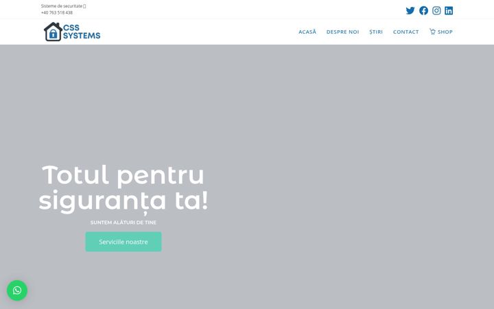 Screenshot of csssystems.ro