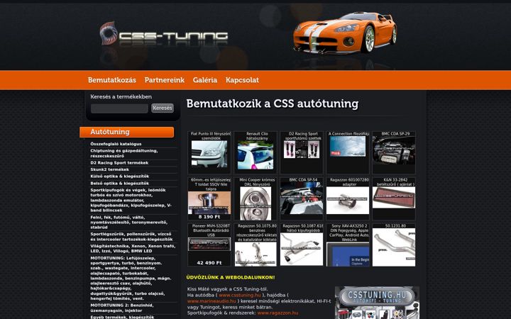 Screenshot di csstuning.hu