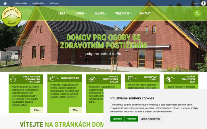 Skärmbild av csszampach.cz