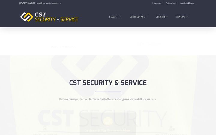 Screenshot of cst-dienstleistungen.de