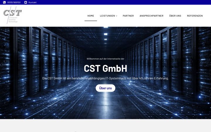 Screenshot of cst-germany.de