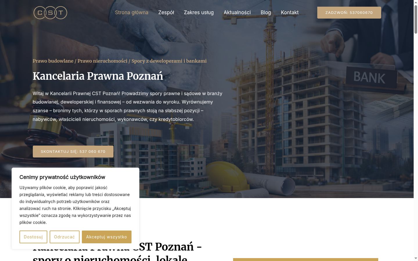 Képernyőkép a bármilyen interakció előtt megjelenő hozzájárulási bannerről