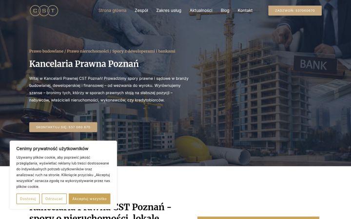 Screenshot of cst-kancelaria.pl