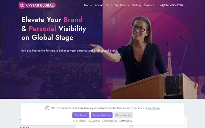 Screenshot of cstar.global
