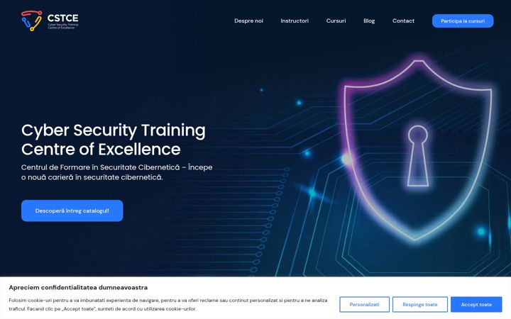 Screenshot of cstce.ro