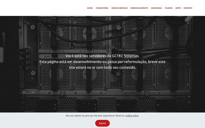 Screenshot of cstcontrole.com.br
