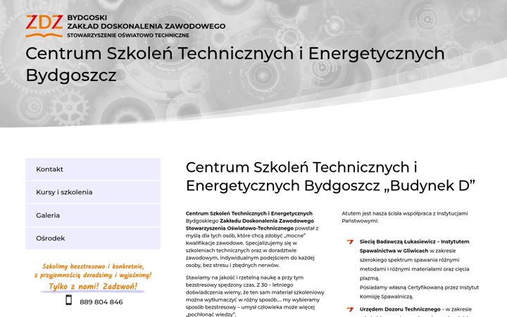 Screenshot of cste.pl