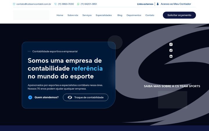 Screenshot di csteamcontabil.com.br