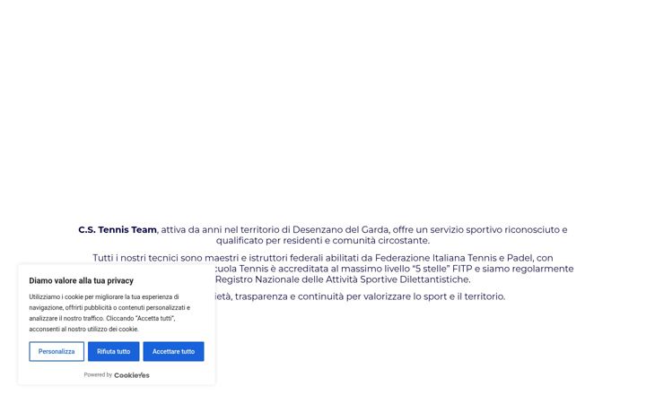 Screenshot of cstennisteam.com