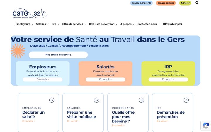 Screenshot of cstg32.fr